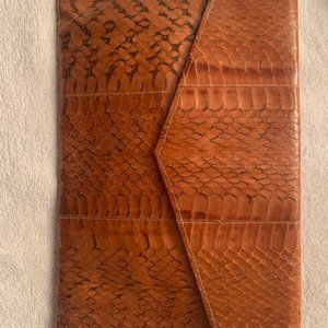 9 X 12 snakeskin purse